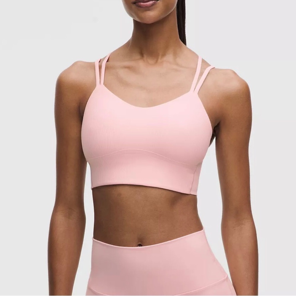 lululemon Light Pink Sports Bra